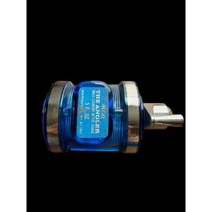 Vintage Avon  Angler Decanter Wild Country After Shave Bottle Blue Glass Empty